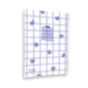 دفتر خط دار مجلد 80 برگ پیتیکو سری Pastel
